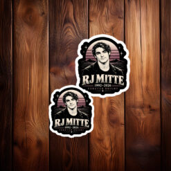 RJ Mitte 1992-2026 Forever Bright Sticker