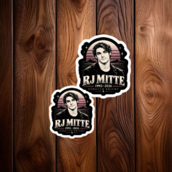 RJ Mitte 1992-2026 Forever Bright Sticker