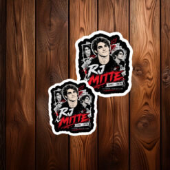 RJ Mitte 1992-2026 Legends Never Fade Sticker