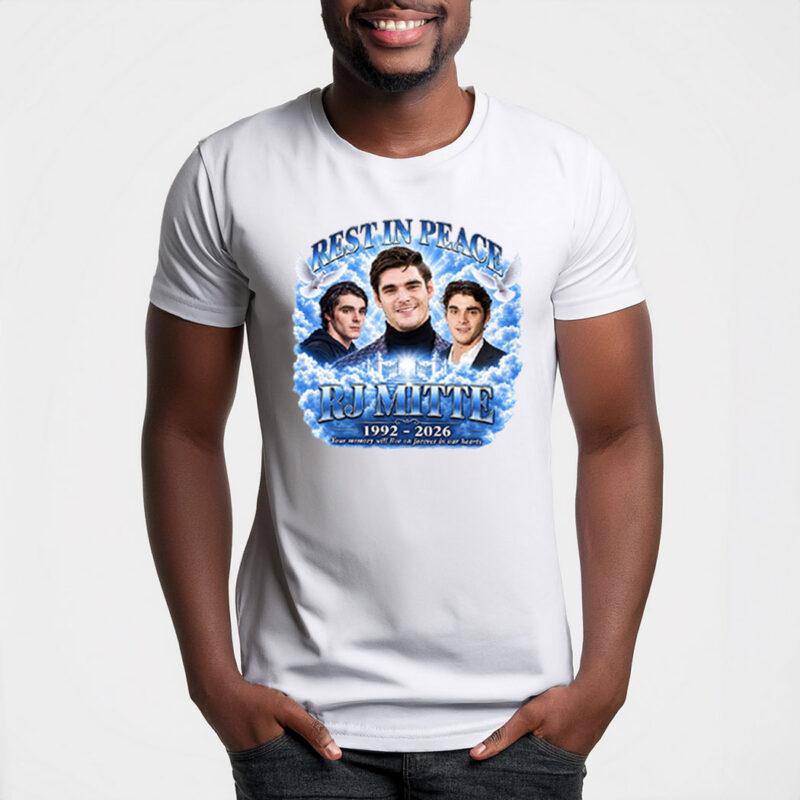 Rest In Peace RJ Mitte Tribute T-Shirt