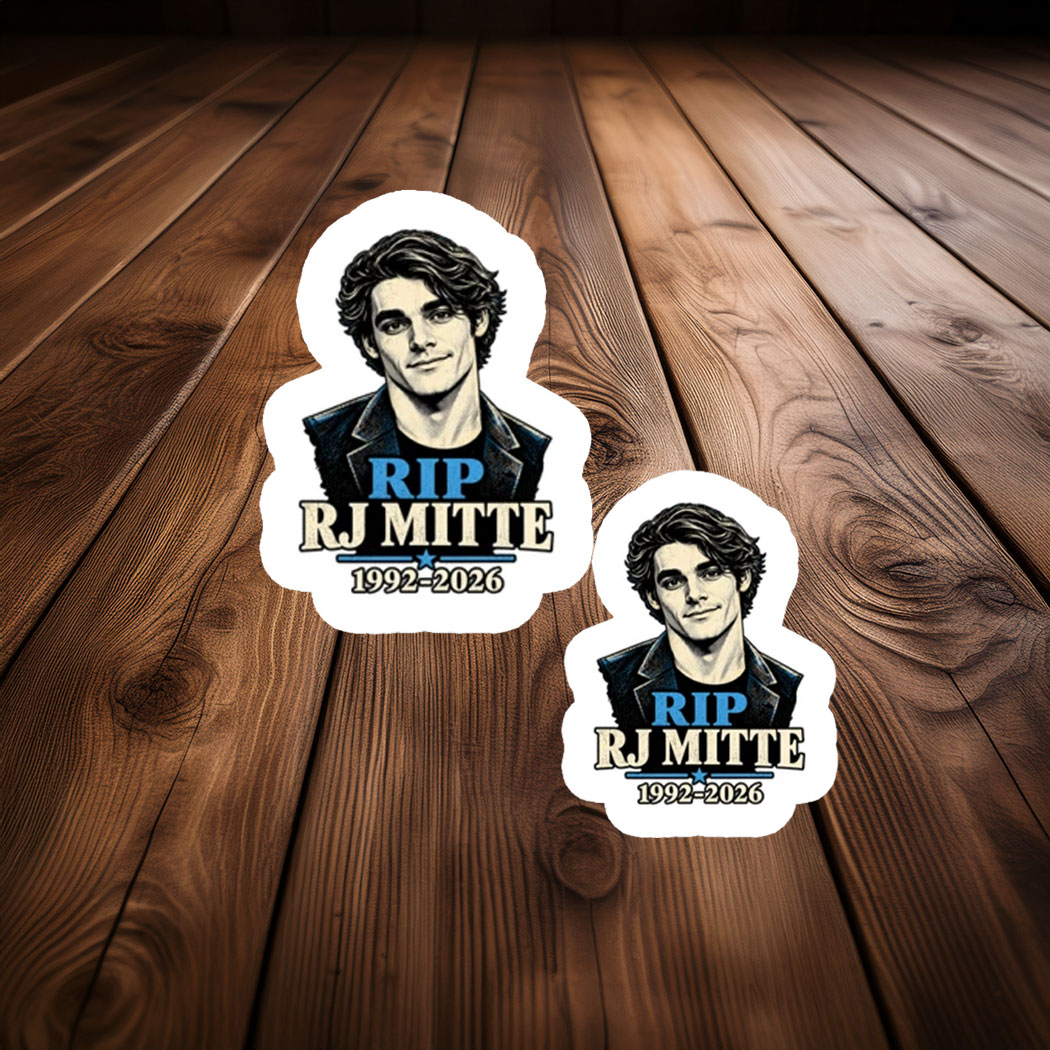 Rip RJ Mitte 1992-2026 Graphic Sticker