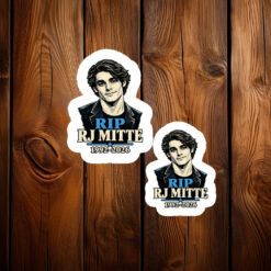 Rip RJ Mitte 1992-2026 Graphic Sticker