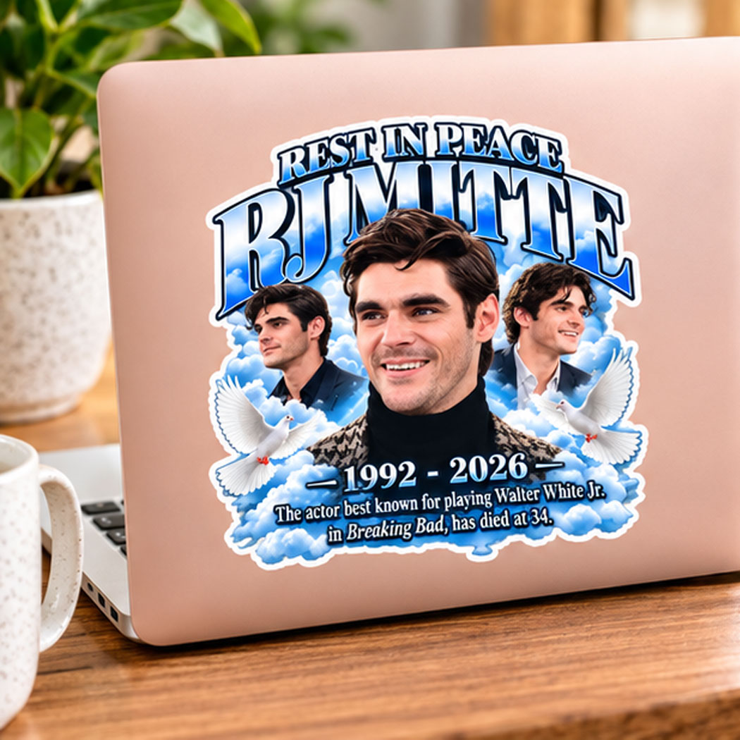 Rip Rj Mitte 1992 – 2026 Sticker